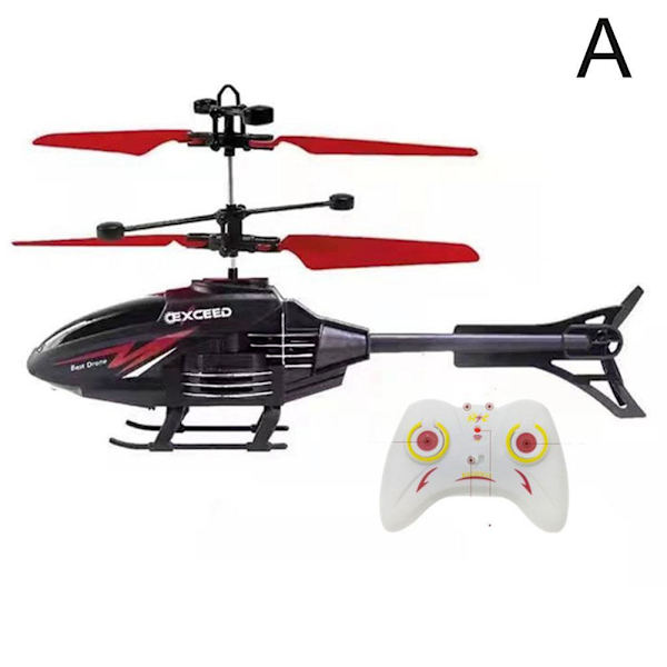 Fjärrkontroll Induktionshelikopter Med Fjärrkontroll Kan Accelerera Hängande Flygande Leksak Lämplig För Interaktiva Flygleksaker red with Remote control