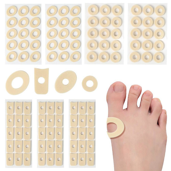 Gel Silikon Majskudde Omedelbara Pads Plåster Skor Patch Smärtlindring Fot U.K- circle 15pcs