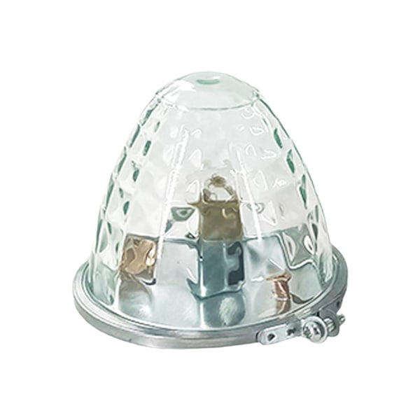 1156 Glödlampa Lastbil Sidomarkeringsljus Vattenmelon Glaslins Ljus 12v 24v Indikator Varningsljus L0g1 White One size