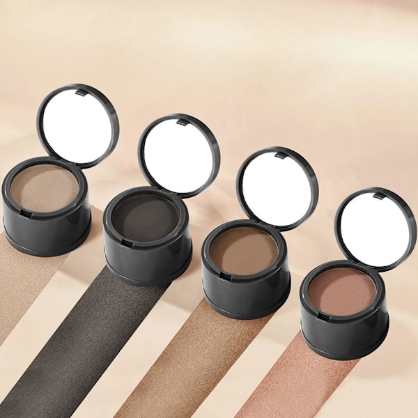 Hårlinjefyllande Skuggpuder Vattentätt Panna Täckande Concealer Puder Flintskalligt Hår Vitt F1K6  light coffee color 4.5g