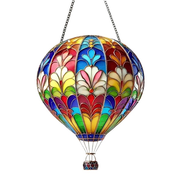 Solarlampa i form av luftballong med fladdrande låga, utomhusbruk E 1pcs