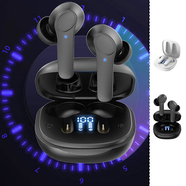 Nya 144 Språk Smart Översättningshörlurar Realtid B1X0 Röstöversättare R9A1  white 1set