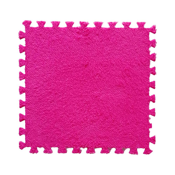Mockasömnad Matta Mjuk Plysch Matta Heminredning Mattor För Barn Dekor Sovrum S7Q0 rose red 1pcs