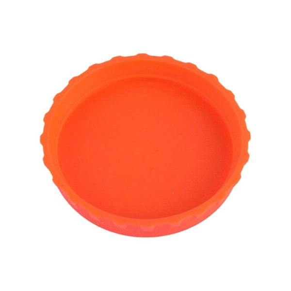 Dryckesburkslock Läcksäkra Förseglade Silikonburkar Cola Praktiska Lock Burk Järn Bekväm S8p9 orange one-size
