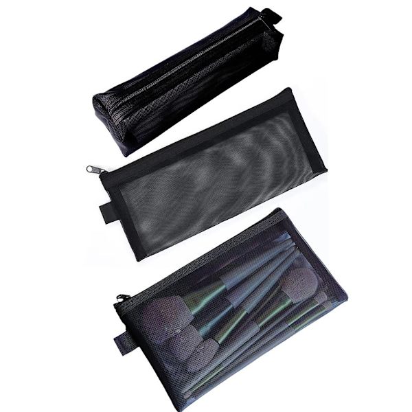 Kosmetisk väska i mesh x 1 ыш ч< H9G7 D5K6 U3L6 small flat 1pcs