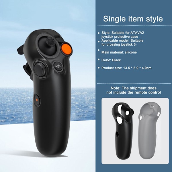 Silikonskyddsfodral Dammtätt för dji Motion 3 Lot F2 Q8N9 P3A8 Black  For DJI RC Motion 3