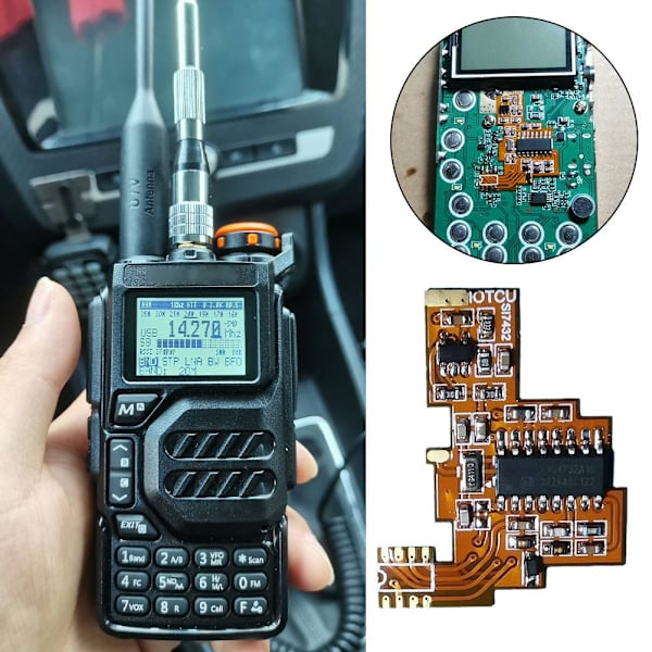 För Quansheng K5/K6 för att installera S14732 Mjukt Kort Tillbehör Ny M6 V2L9 D6 M6L8 yellowA Parts