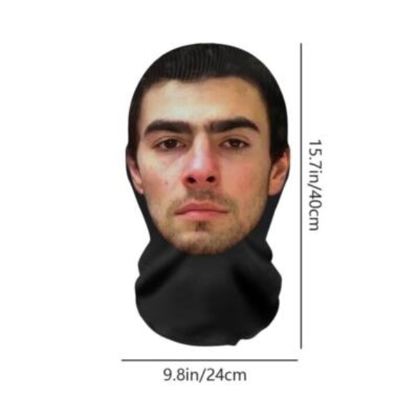 Cosplay Huvudbonad Hiphop Balaclava 3D-tryckt Mask Elastisk Mesh Hel Ansikte-NY-HET