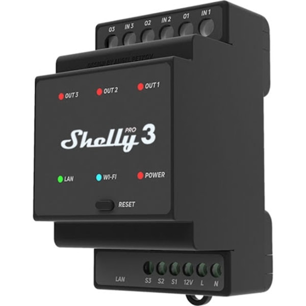 Shelly Pro 3 smart relä