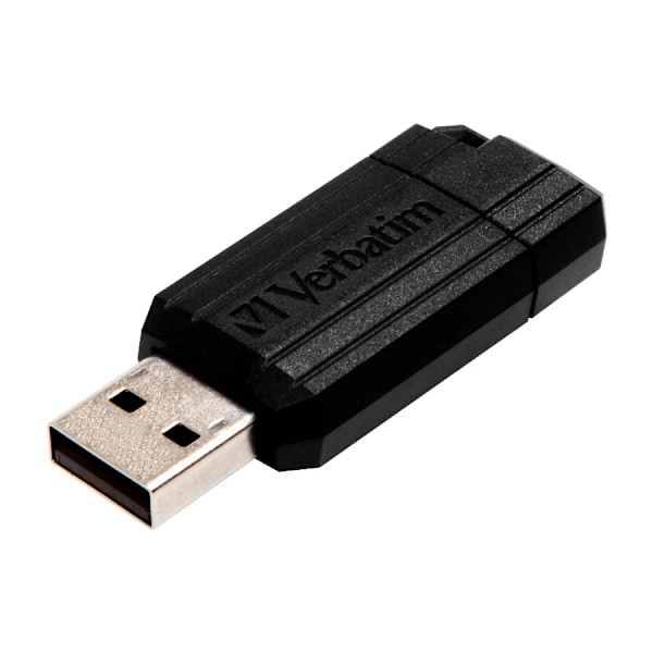 Verbatim Pinstripe USB 2.0 64GB - Svart