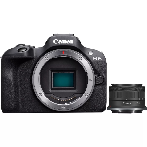 Canon EOS R100 + RF-S 18–45MM IS STM