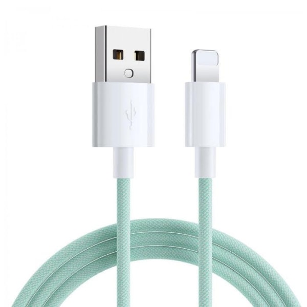 USB-A till Lightning kabel | 2.4A | 1m | Grön Grön