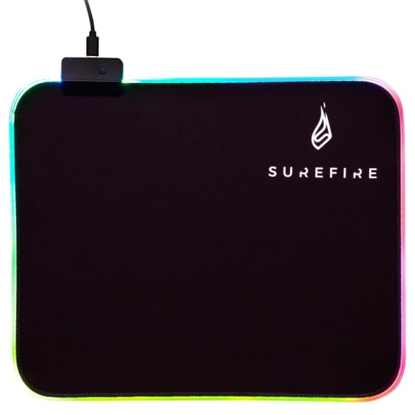 Surefire Gamingmusmatta med RGB - Silent Flight RGB-320 Svart