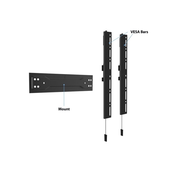 Multibrackets M VESA Väggfäste Super Slim Fixed 400 MAX