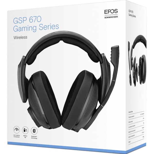 Sennheiser Trådlöst Gaming Headset EPOS GSP 670