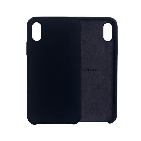 Merskal Soft Cover iPhone Xs Max - Black Svart