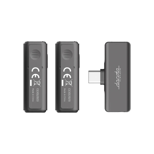 Dacota Platinum Trådlöst Lavalier-Mikrofonsystem USB-C Svart