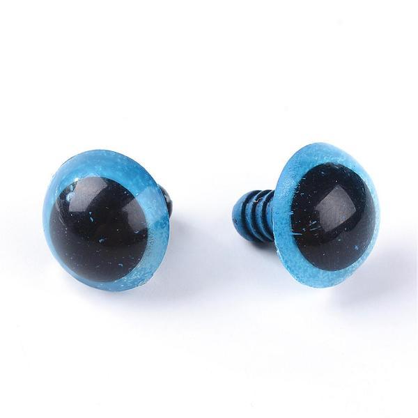 10 par(20 st) blå"Amigurumi" ögon 10mm i diameter . Blå