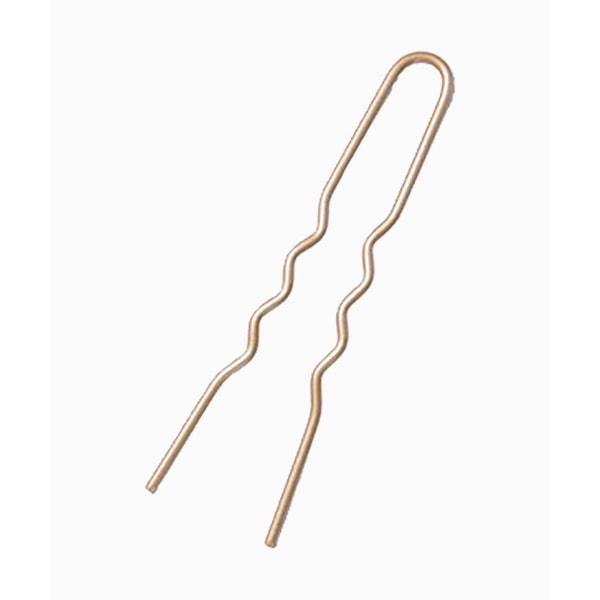 Pack med 20 guldfärgad hårnålar(fork) 60 mm. långa