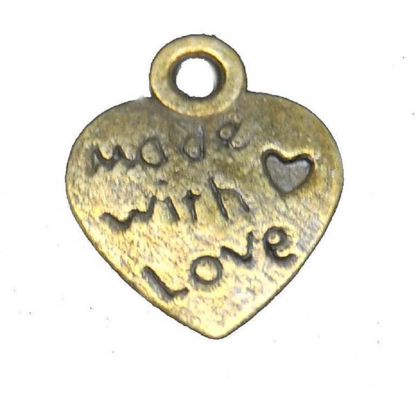 25 kpl Nikkelittömät kullatut korut "Made with love"