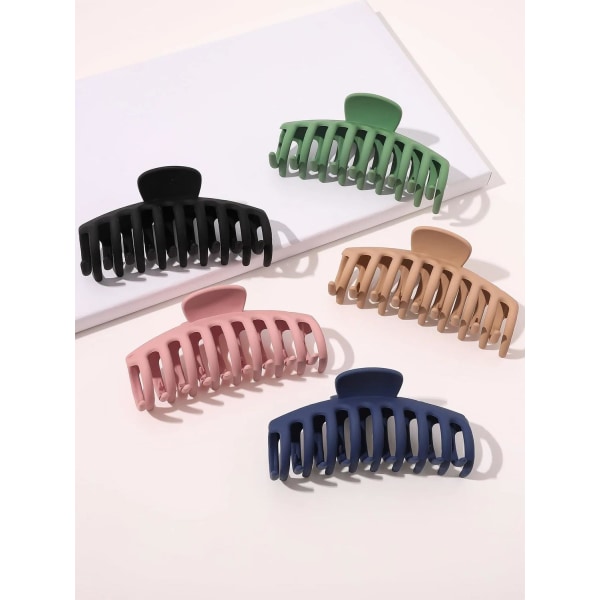 1 pakkaus 5 kpl. Suuret hiusklipsit 11x5 cm.