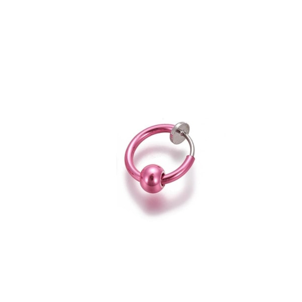 REA__REA__Fuxia Clip On Ring med avtagbar kula(13 mm i diameter) Fuchsia Fuchsia