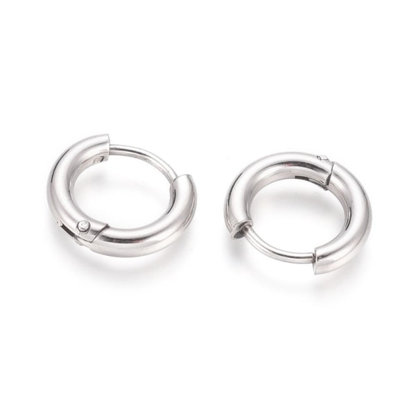 1 pari 12-13 mm Hoops-korvakoruja 316L kirurgista terästä