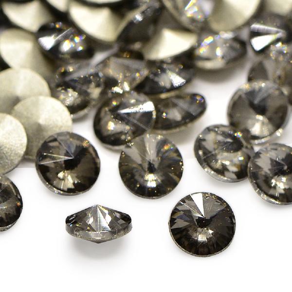 25 koniske Swarovski-krystaller til indlæg Ø 6 mm (flere farver) 4 Capri BlÅ