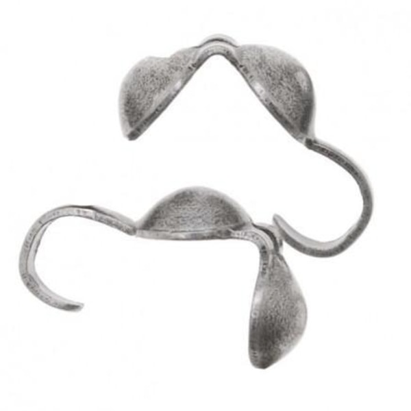 200 platinapinnoitettu solmu piilottaa 9x3 mm. Titanium grey