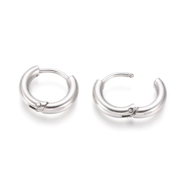 1 pari 18 mm Hoops-korvakoruja 316L kirurgista terästä