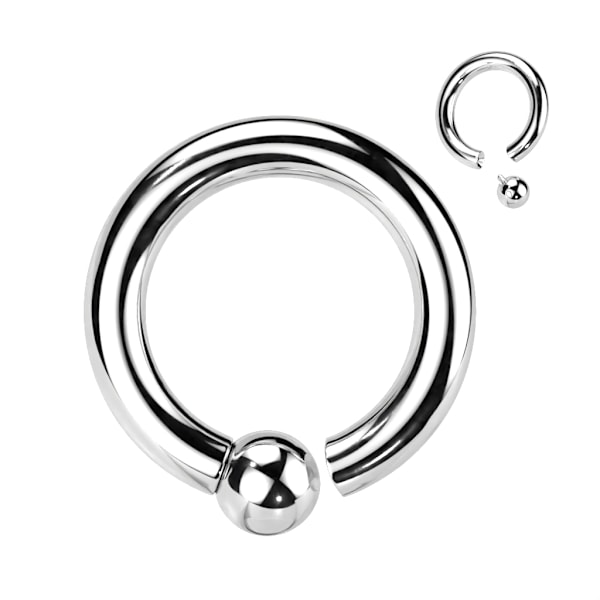 1 Implant Grade Titanium Internally Threaded Ball Captive Bead Ring