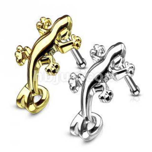 Gecko Nose Crawlers Nose Bone Stud 1 stål