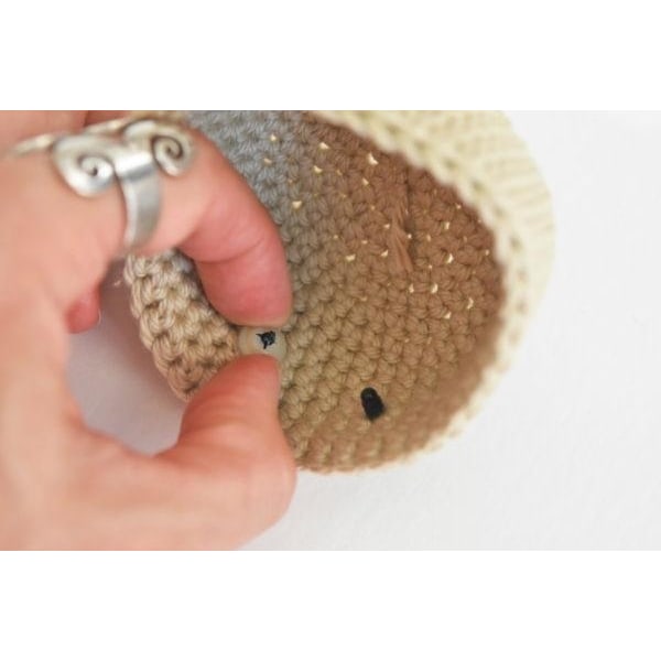 10 par (20 stk) Røde øjne til "Amigurumi" 10 mm Ø Red