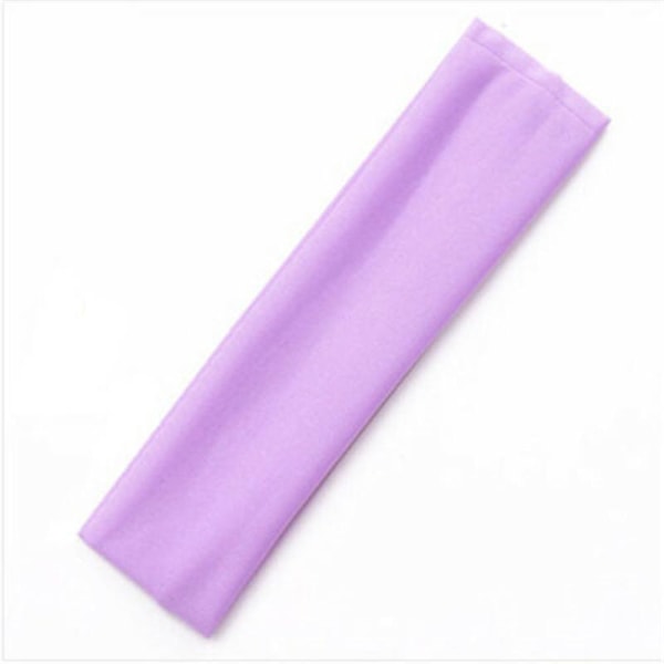 1 Ljuslila Stretch Hårband i polyester C:a 6x20 cm. Ljuslila