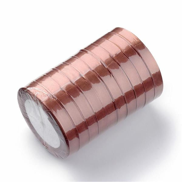 1 Rulle (25yard=22,89 mt.) Satinband 10 mm. bred vi Vit satinbamd 10 mm