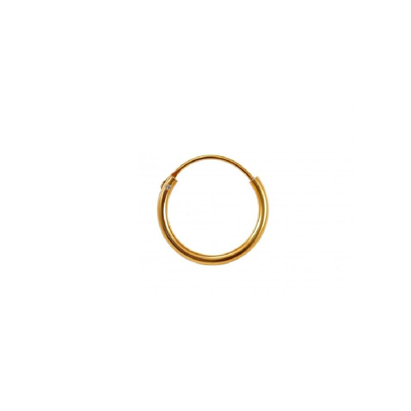 8 mm. Läkring i 925 Sterling Silver med röd guld överdrag