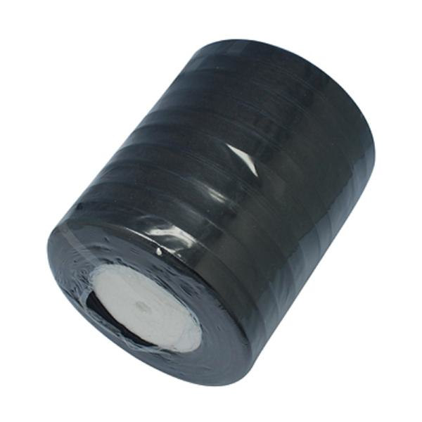 1 rulle (50yard=45,78 mt.) Sort organza bånd 10 mm. bred