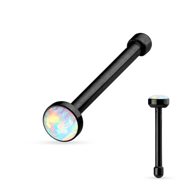 1 Näspiercing i 316L-stål med opalite ( 4 val) 1 Guld