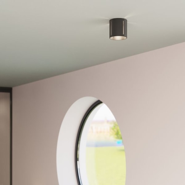 Væglampe - SOLLUX - INEZ - Aluminium - G9 LED - Sort svart