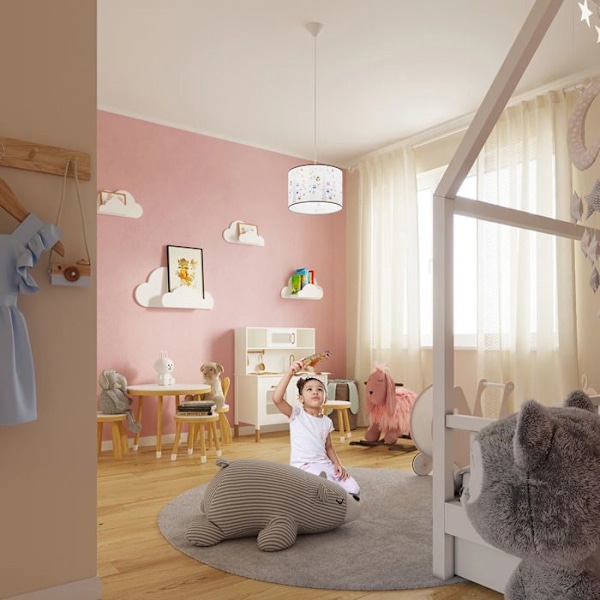 Sollux Lighting Owls 30 hængelampe vit/flerfärgad