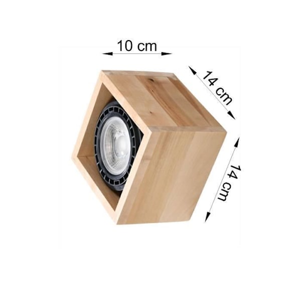 QUATRO 1 Taklampa Modern Loftdesign för sovrum Vardagsrum Trappor Korridor - TRÄ