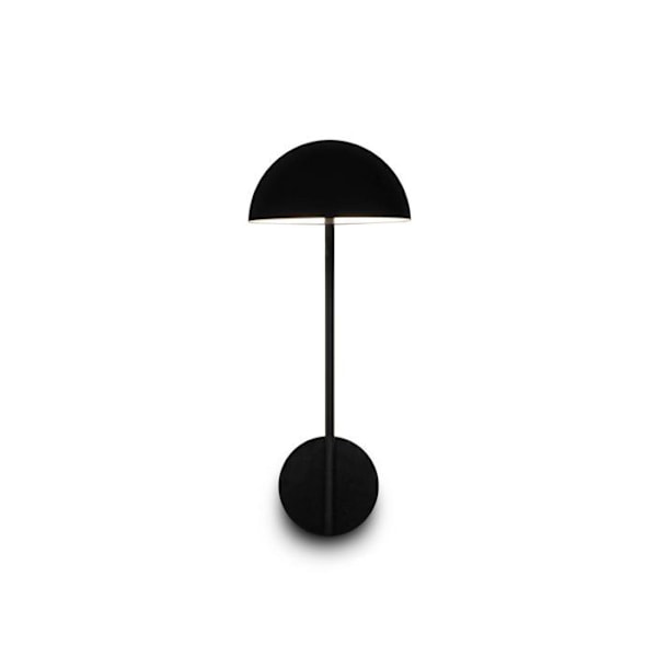 LED vägglampa - FARO - Ren - Svart metall - H 41cm - 6W 1150 lm - 3000K° BLANCO