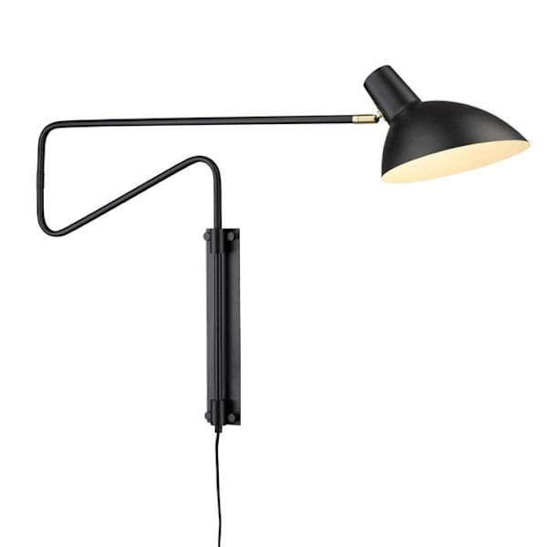 Vägglampa Halo Design Metropole Deluxe svart