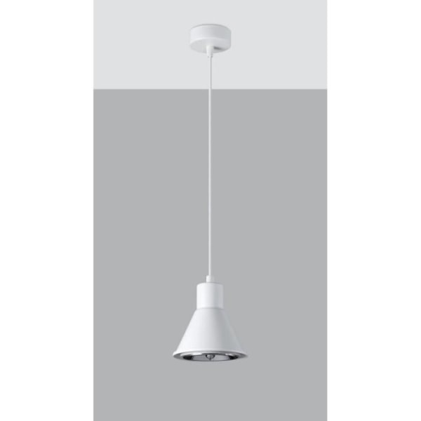 Sollux Lighting Taleja Dome loftslampe, hvid, 1x ES111