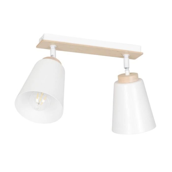 Emibig ATLAS Atlas White Twin Ceiling Light Spot 2x E27
