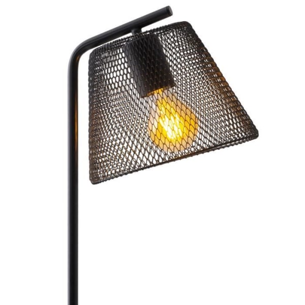 KORIE gulvlampe i sort metal