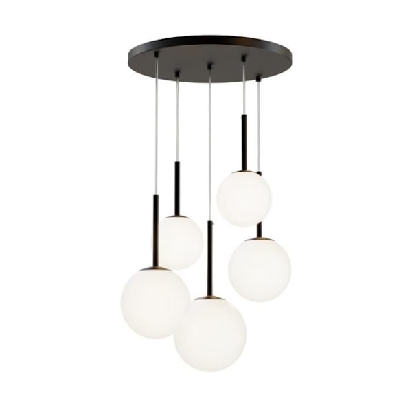 Maytoni Basic Form Maytoni Basic Form Modern 5-Lights upphängd taklampa Matt Svart E14