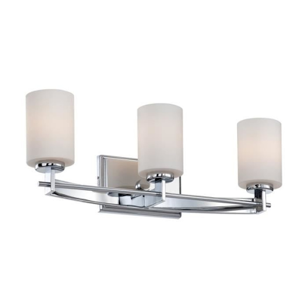 Väggapplik - Taylor - polerat krom - 3 LED - modern design - inomhus