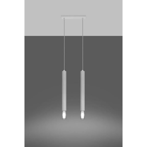 Taklampa - SOLLUX - Wezyr - Vit - 2x G9 - Modern design