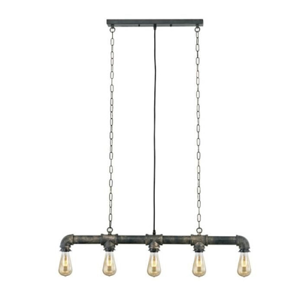 Loftslampe 5 LYGTER E27 oxid 'BULAR' CR 99-635-27-129